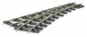 Code 200 Electrofrog Turnout -- Right Hand, O, Peco SLE691