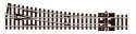 Code 55 Unifrog Medium-Radius Turnout -- Right Hand, N, Peco SLU395F