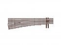 North American-Style Code 83 6 Turnout - Streamline -- Left Hand, Unifrog, HO, Peco SLU8362