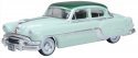 1954-1965 Pontiac Chieftain 4-Door Sedan - Assembled -- Shannon Green, Brookmere Green, HO, Oxford Diecast 87PC54005