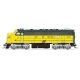 EMD F7B - Sound and DCC - Paragon4(TM) -- Chicago & North Western 403 (executive Scheme, yellow, green, silver), HO, Broadway Li