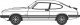 1978 Ford Capri Mk III - Assembled -- Diamond White, N, Oxford Diecast NCAP003