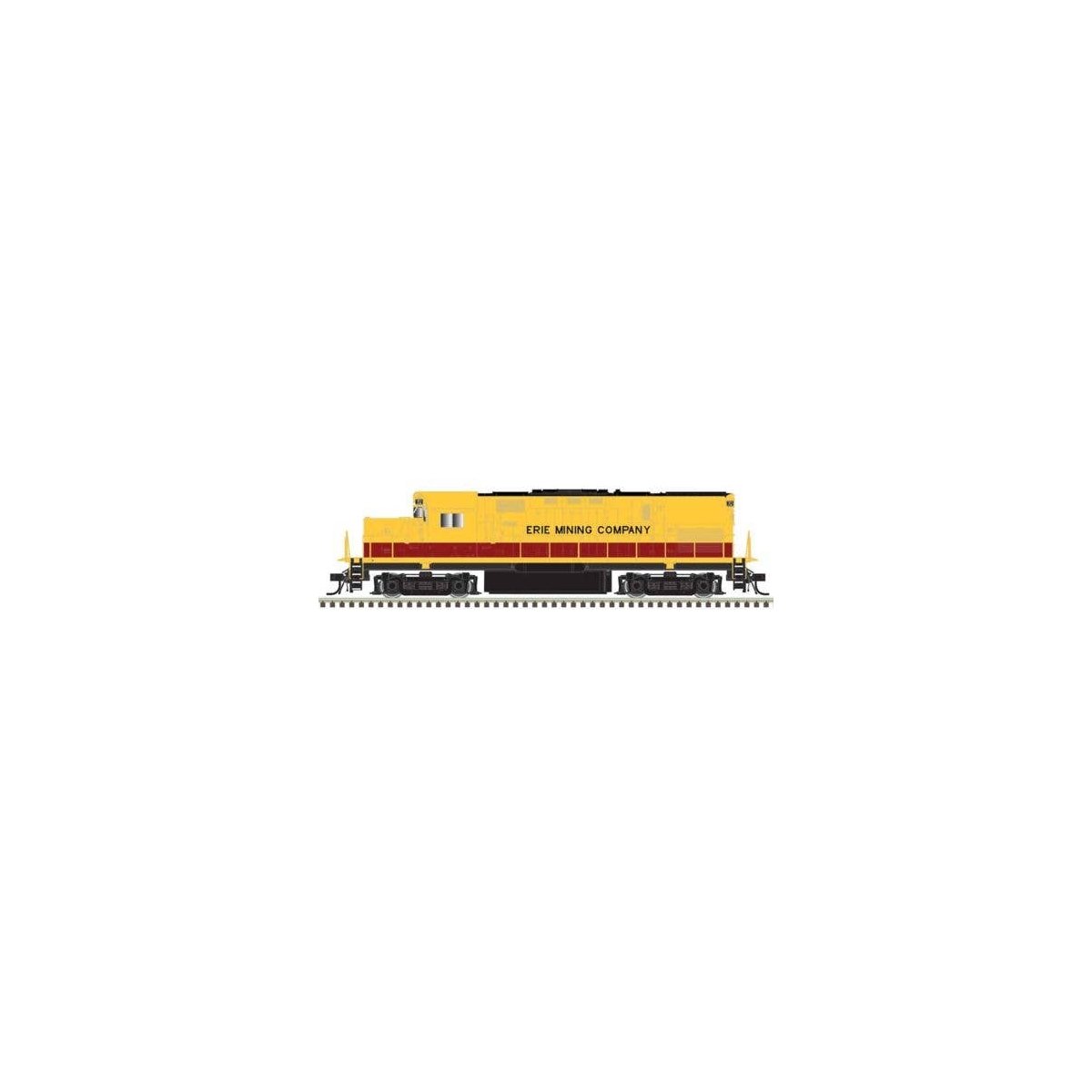 Alco C420 Low Nose - Sound and DCC - Master(R) Gold -- Erie Mining 352 (yellow, maroon, black), HO, Atlas Model Railroad Co. 100
