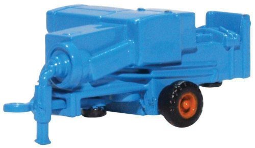 1950-2000 Baler - Assembled -- Blue, N, Oxford Diecast NFARM006