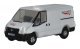Ford Transit SWB Low Roof Van - Assembled - Assembled -- Network Rail (white, black, red), N, Oxford Diecast NFT023