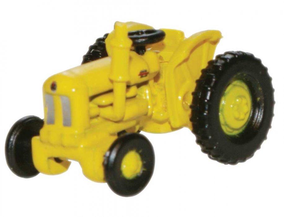 Fordson Farm Tractor - Assembled -- Yellow, N, Oxford Diecast NTRAC003
