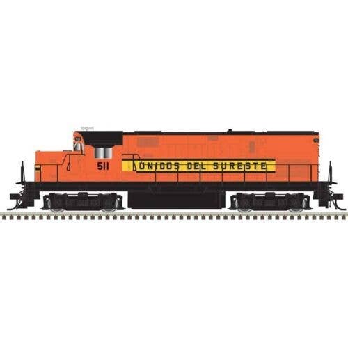 Alco C420 Low Nose - Sound and DCC - Master(R) Gold -- Ferrocarrilles Unidos Sureste FUS 511 (orange, yellow, black), HO, Atlas 