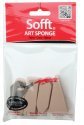 Panpastel Sofft Sponge Bar -- Mixed Pack - 4 Pieces, All Scales, Pan Pastel 61100