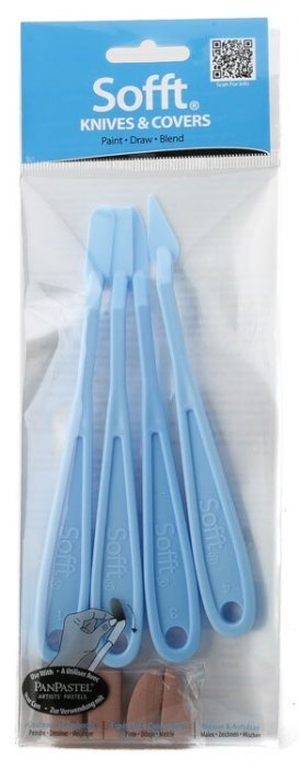 Panpastel Sofft Knives & Covers -- Mixed 4/8, All Scales, Pan Pastel 65100