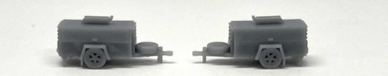 Compressor Trailer - 3D Printed Kit -- Unpainted, N, Phoenix Precision Models 30025