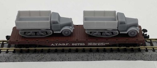 Half-Track - Resin Kit -- Empty (undecorated), N, Phoenix Precision Models 30040