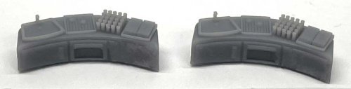 Food Service Counter - 3-D Printed Kit -- pkg(2), N, Phoenix Precision Models 30545