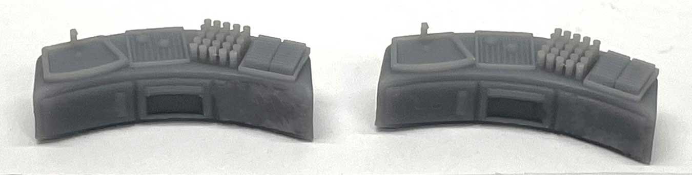 Food Service Counter - 3-D Printed Kit -- pkg(2), N, Phoenix Precision Models 30545