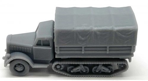 Half-Track with Canvas Cover - Resin Kit, HO, Phoenix Precision Models 31060