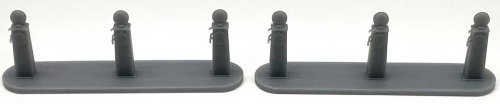 1920s - 1930s Gas Pump Island - Kit -- Unpainted Cast Resin, HO, Phoenix Precision Models 31590