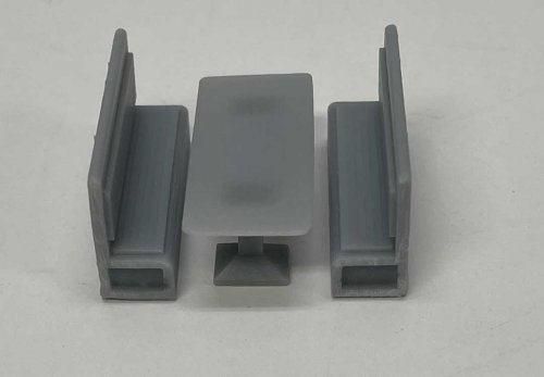 6′ Table and Booth Set - 3D Printed Kit -- Unpainted, HO, Phoenix Precision Models 31643
