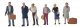 Passengers -- Standing pkg(6), HO, Preiser Kg 10504