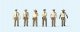 Working People -- United States Sheriff Deputies pkg(6), HO, Preiser Kg 10796