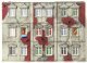 6 Unpainted Figures and 16 Window Curtains -- Curtains: 8 Orange and 2 Each White, Blue, Yellow, Gree, HO, Preiser Kg 16360