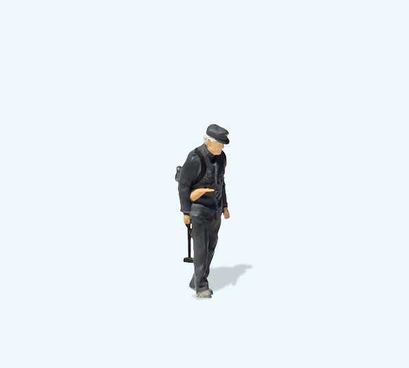 Track Inspector/Line Man - Individual Figure, HO, Preiser Kg 28266