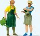 Recreation & Sports -- Women Gardening pkg(2), G, Preiser Kg 44928