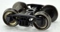 Bettendorf Style 70-Ton AAR Trucks with Metal Wheels -- 1 Pair, HO, Bowser Manufacturing Co. 40192