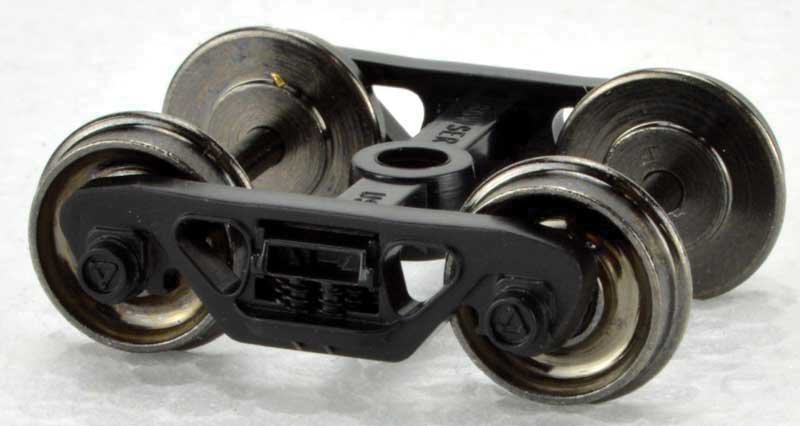 70-Ton Roller Bearing Trucks with 33′ Metal Wheels -- 1 Pair, HO, Bowser Manufacturing Co. 40197