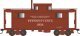 PRR Class N5 Steel Cabin Car (Caboose) - Ready to Run -- Pennsylvania Railroad 4994 (Ea, HO, Bowser Manufacturing Co. 43363