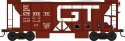 70-Ton 2-Bay Ballast Hopper with Side Chutes (Ballast Gates) - Ready to Run -- Grand Tr, HO, Bowser Manufacturing Co. 43667