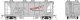 Enterprise 2-Bay Covered Hopper - Ready to Run -- Flo-Sweet MSGX (gray, black, red), HO, Rapido Trains Inc 149004A