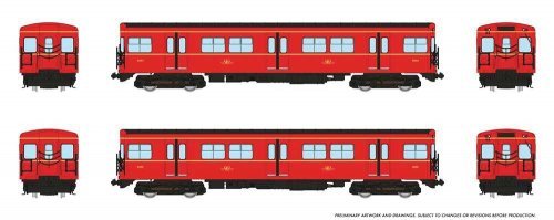 Toronto G-Class Subway A-B Set - Sound and DCC -- Toronto Transit Commission 5034, 5035, HO, Rapido Trains Inc 206502