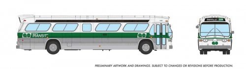 Mid-1960s - 1980s Suburban New Look Bus - Lighted - Assembled -- GO Transit 1008 (As-Delivere, HO, Rapido Trains Inc 753107