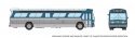 Mid-1960s - 1980s Suburban New Look Bus - Lighted - Assembled -- Public Service Coordinated T, HO, Rapido Trains Inc 753125