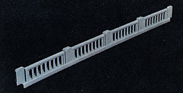 Overpass Parts -- 1930s Railings pkg(4), N, Rix Products 154