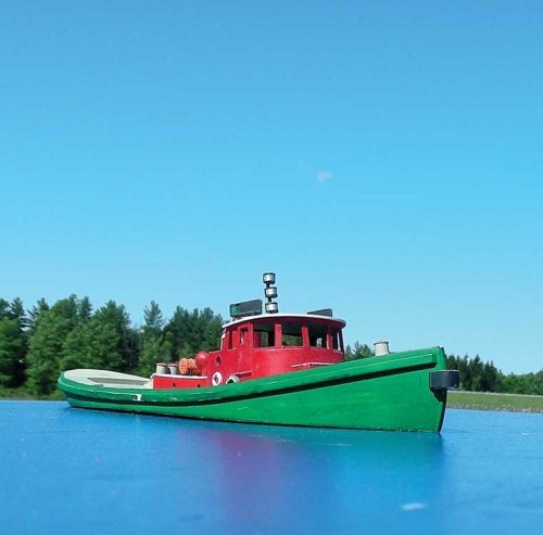 Diesel Tug Boat - Resin Kit -- Unpainted, N, Sylvan Scale Models N2026