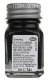 All-Purpose Enamel Paint - 1/4oz 7.4mL Bottle -- Black, All Scales, Testor Corp 1147
