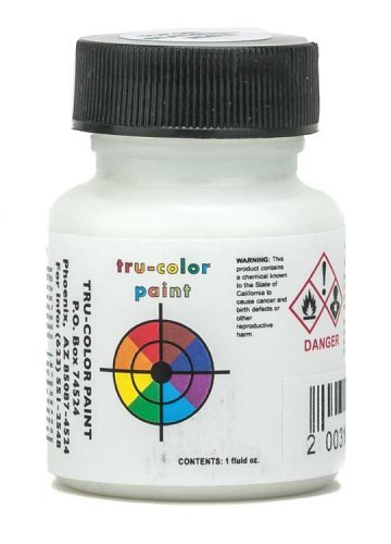 Railroad Color Acrylic Paints - 1oz 29.6mL -- Weathered White, All Scales, Tru-Color Paint 359