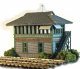 Kansas City Terminal Railway Tower 2 -- Laser-Cut Kit - 2-3/4 x 1-1/4 x 2-1/4′ 7 x 3.2 x , N, The N Scale Architect 10075