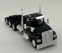 Kenworth 990 3-Axle Day-Cab Semi Tractor - Assembled -- Black, HO, HO Logistics Replicas 990092