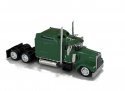 Kenworth W900 Sleeper Cab Tractor Only - Assembled -- Dark Green, HO, HO Logistics Replicas W90005