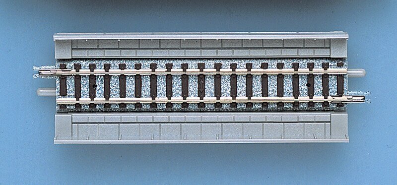 Straight Overhead Viaduct Track HS99 - Fine Track -- 3-7/8′ 99mm pkg(2), N, TomyTec Co LTD 1075