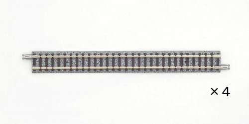 Straight Track S158.5 - Fine Track -- 6-1/4 158.5mm pkg(4), N, TomyTec Co LTD 18063
