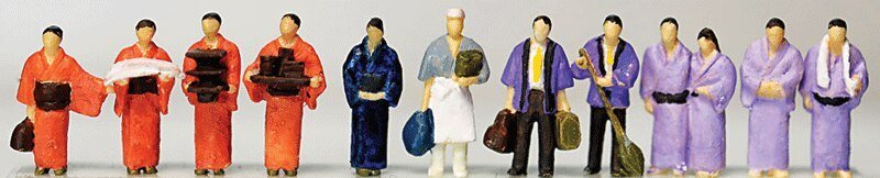 Hot Springs Guests -- Set 2 pkg(12), N, TomyTec Co LTD 253129