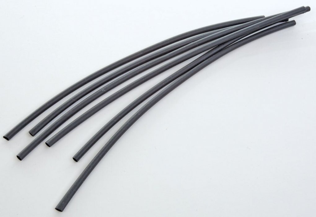 Heat Shrink Tubing -- Outside Diameter 3/32` 2.4mm 3` 91.4cm Total Length, All Scales, Train Control Systems 1559