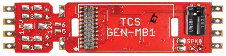 GEN-MB1 Replacement Motherboard w/KA2 Keep Alive -- Fits Athearn Genesis Diesel Locos, HO, Train Control Systems 1616