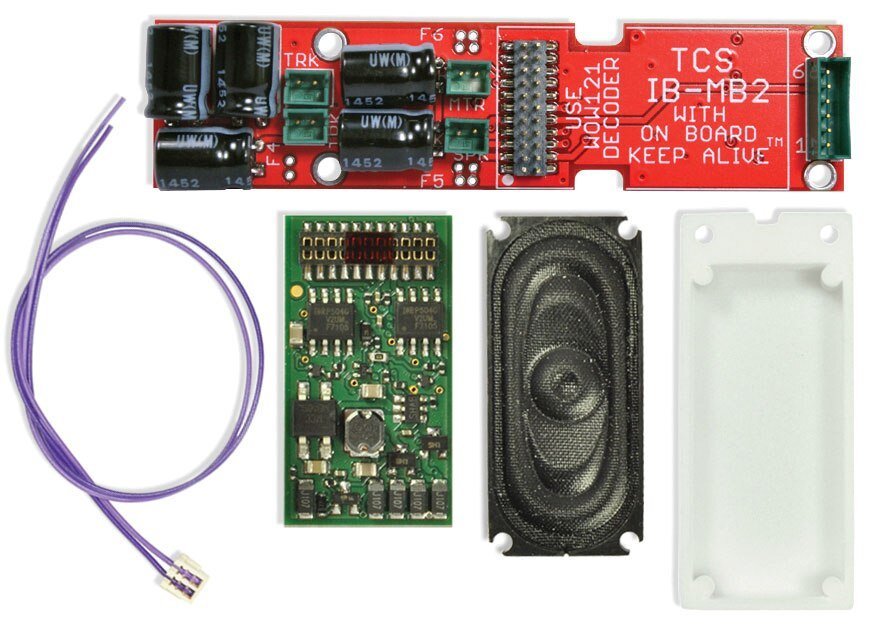 WDK-INT-1 WOWKit Complete Sound Conversion -- Fits Intermountain GE U18B, EMD SD40-2, HO, Train Control Systems 1766