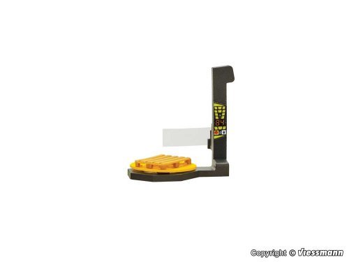 Animated Pallet Shrink Wrapping Machine -- Black, Yellow, HO, Viessmann Modellspielwaren 1381