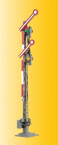 Double-Arm Semaphore Home Signal w/Digital/DCC Decoder, HO, Viessmann Modellspielwaren 4702