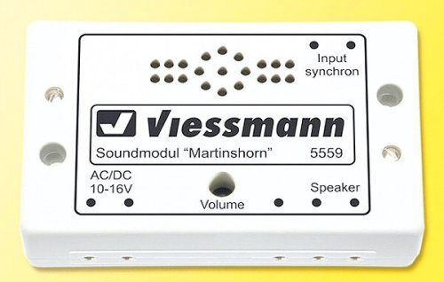 Sound Module w/Speaker -- Siren, All Scales, Viessmann Modellspielwaren 5559