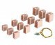 House Illumination Starter Set -- 12 Lightboxes (4 Different Sizes) & 1 White , All Scales, Viessmann Modellspielwaren 6005